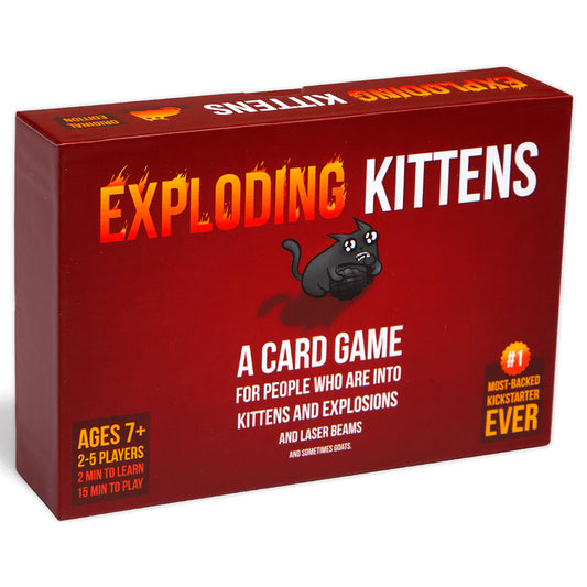 Exploding Kittens Card Game Multicolored 56 pc