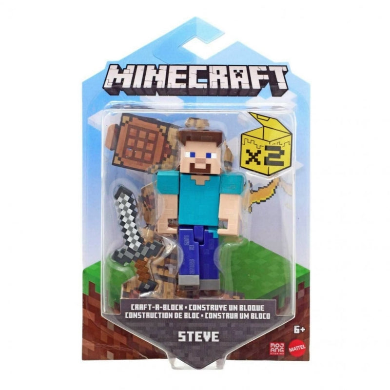 Minecraft Action Figure Multicolored 3 pc