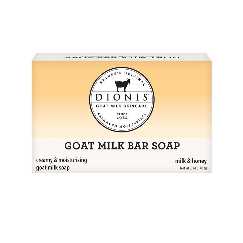 Dionis Goat Milk Skincare Milk & Honey Scent Soap Bar 6 oz 1 pk