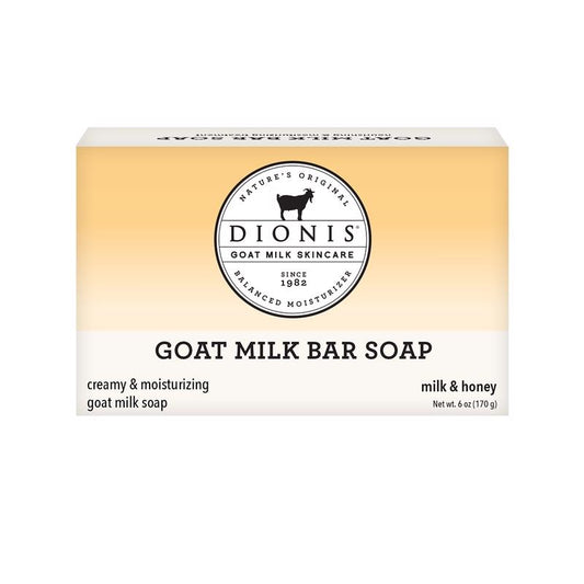 Dionis Goat Milk Skincare Milk & Honey Scent Soap Bar 6 oz 1 pk