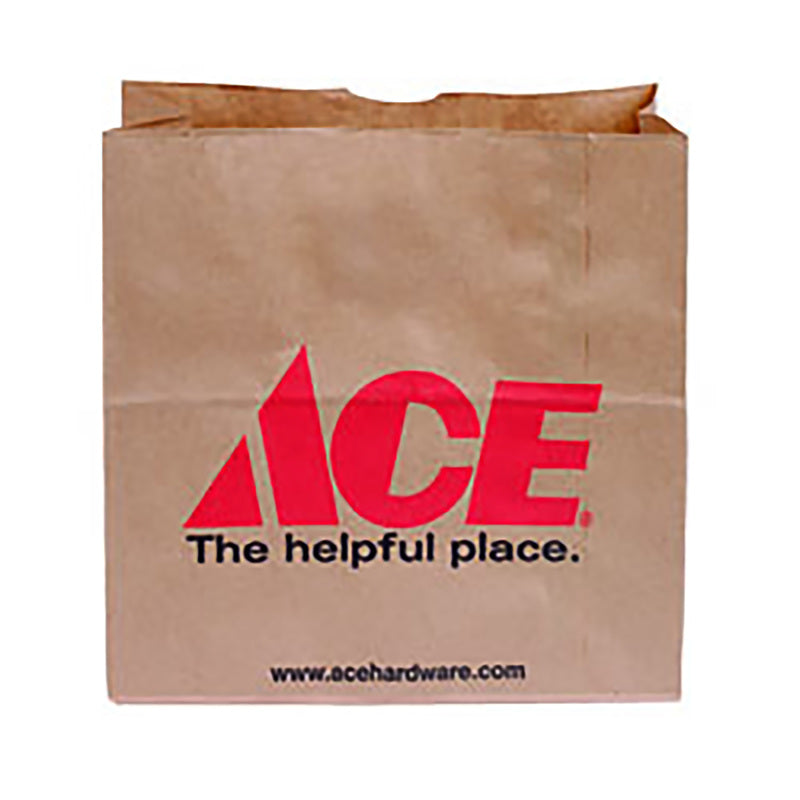 Recycled Paper Brown Shopping Bag 400 pk 11.1 in. H X 6 in. W X 6.11 in. L
