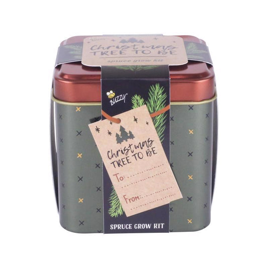 Buzzy Festive Grow Tins Mint  and Spruce Grow Kit 1 pc