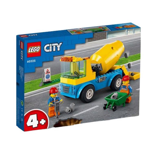 LEGO City Cement Mixer Truck Building Set Multicolored 85 pc