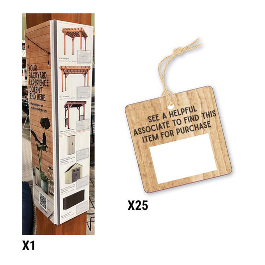 Standard L&G/Outdoor Living Sign Kit