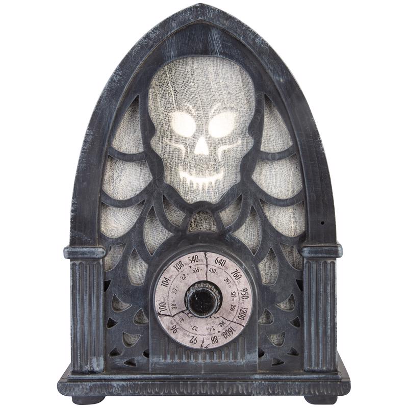 Gemmy EmoteGlow Haunted Radio Halloween Decor