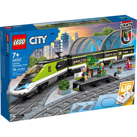 LEGO City Express Passenger Train Toy Building Set Multicolored 764 pc