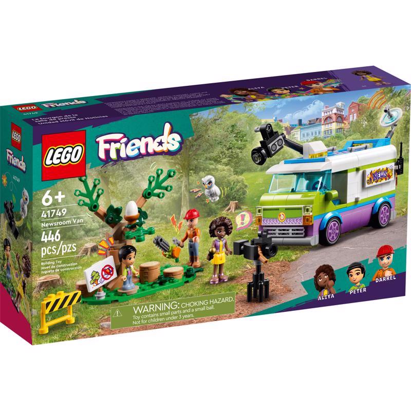 LEGO Friends Newsroom Van Building Set Multicolored 446 pc