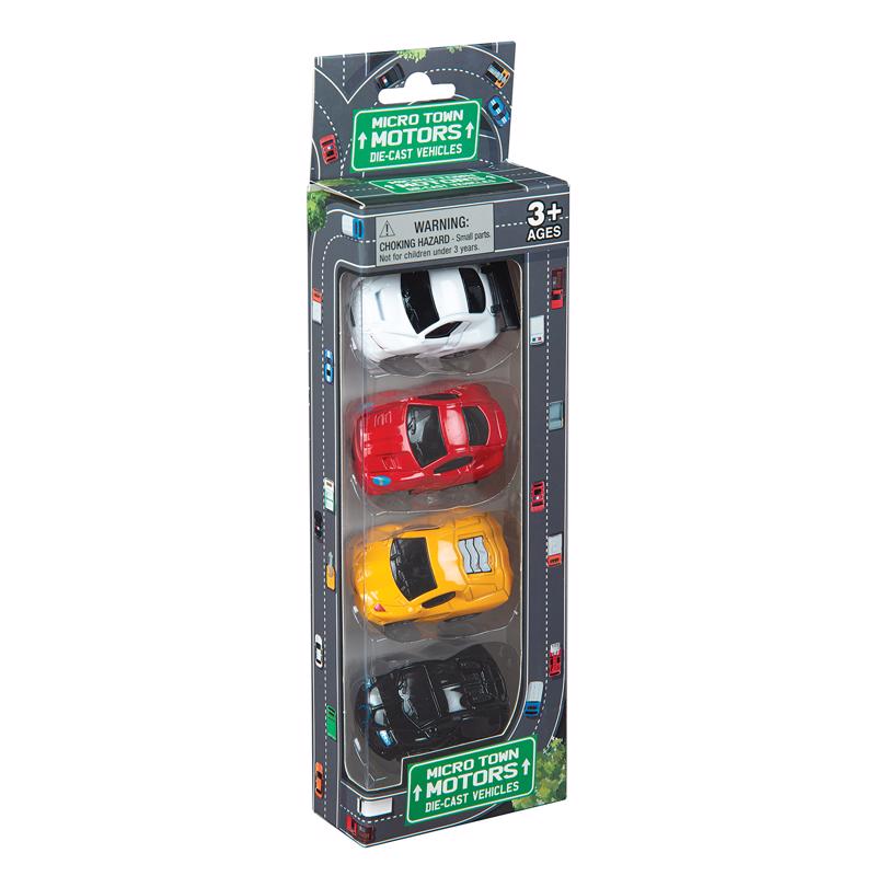 Playmaker Toys Race Cars Assorted 4 pc