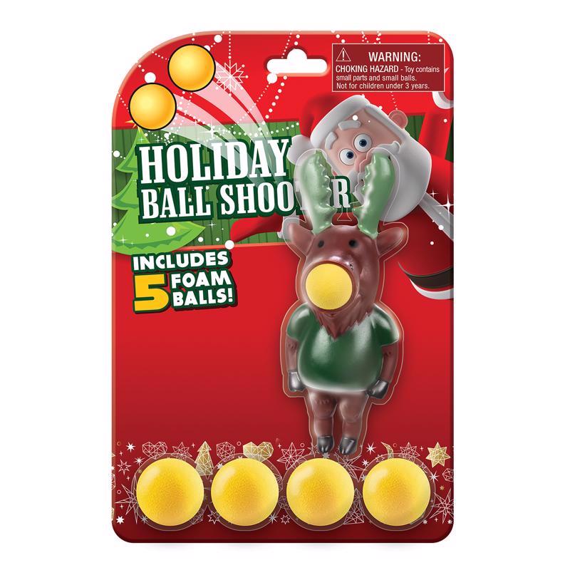 Playmaker Toys Reindeer Ball Shooters Assorted 6 pc