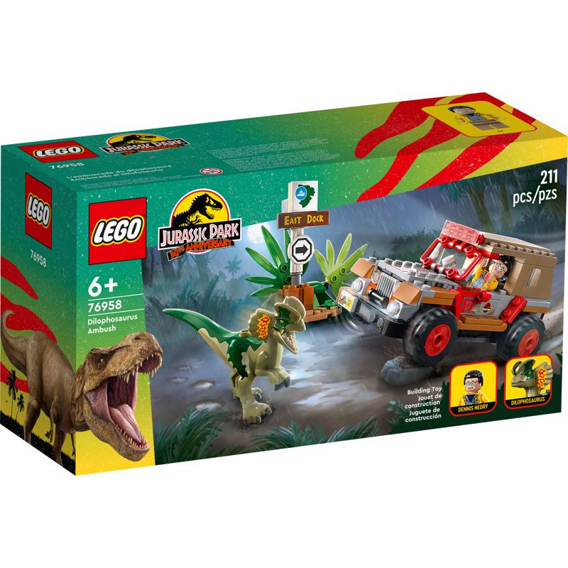LEGO Jurassic World Dilophosaurus Ambush Multicolored 211 pc