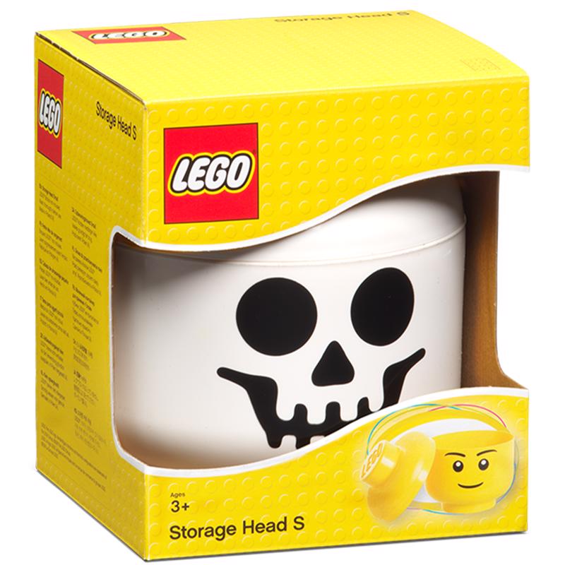 LEGO Licensed Skeleton Small Storage Head White 1 pc