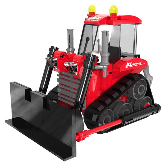 Ace Block Bulldozer Red/Black