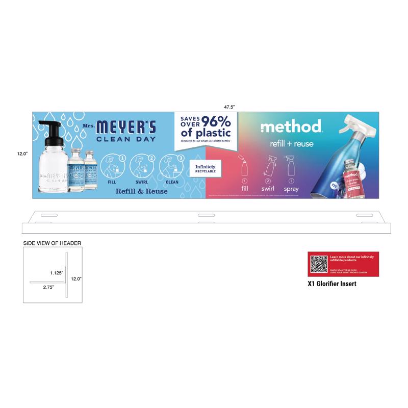 Standard Paint/Sundries/Cleaning Sign Kit Infinitely Recyclable