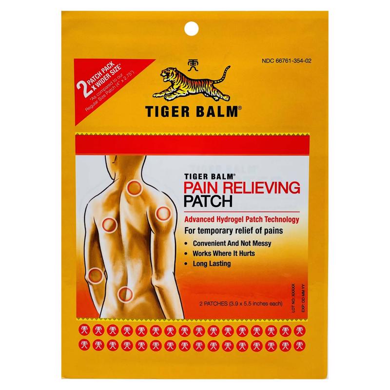 Tiger Balm Large Pain Relief Patch 2 pc 1 pk
