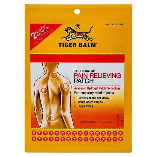 Tiger Balm Large Pain Relief Patch 2 pc 1 pk