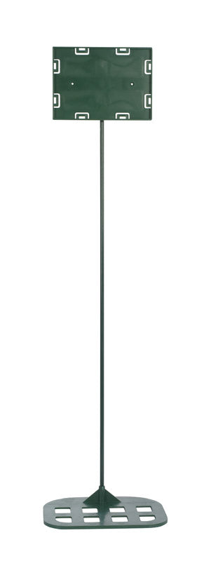 Green Plastic Pallet Sign Holder 30 in. H X 5 in. W X 7 in. L