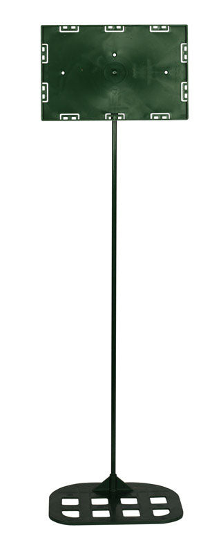 Green Plastic Pallet Sign Holder 30 in. H X 7 in. W X 11 in. L