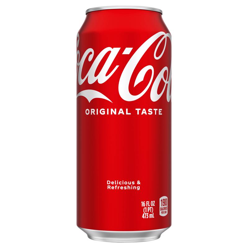 Coca-Cola Cola Caffeine Beverage 16 oz 1 pk