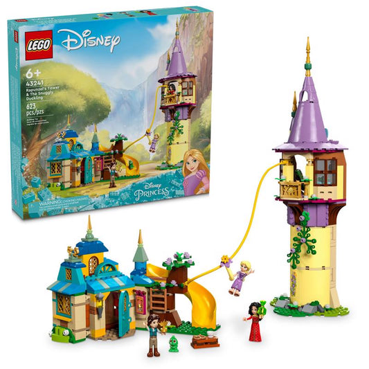 LEGO Disney Rapunzel's Tower & The Snuggly Duckling Building Set Multicolor