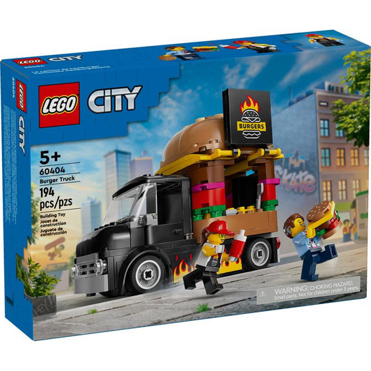 LEGO City Burger Truck Building Set Multicolor 194 pc