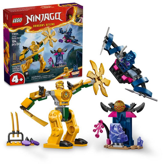 LEGO Ninjago Arin's Battle Mech Building Set Multicolor 104 pc