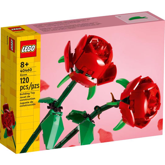 LEGO Botanicals Roses Building Set Multicolor 2 pc