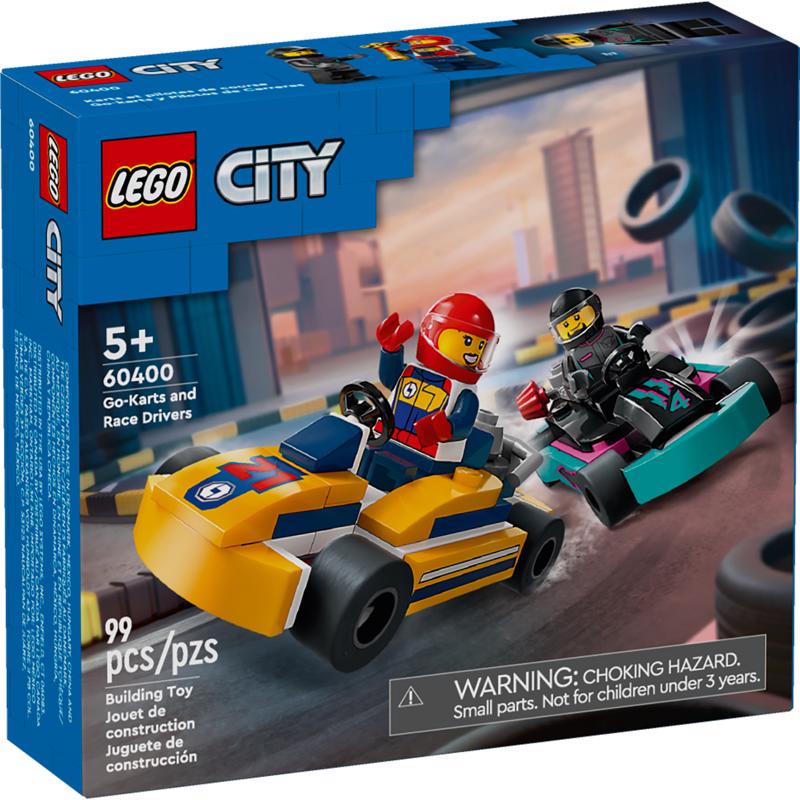 LEGO City Go-Karts and Race Drivers Building Set Multicolor 99 pc