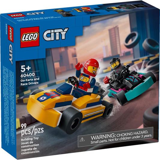 LEGO City Go-Karts and Race Drivers Building Set Multicolor 99 pc