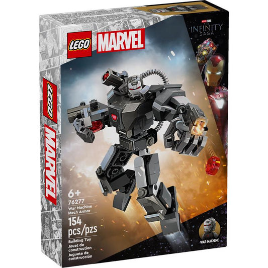 LEGO Super Heroes Marvel War Machine Mech Armor Building Set Multicolor 154 pc