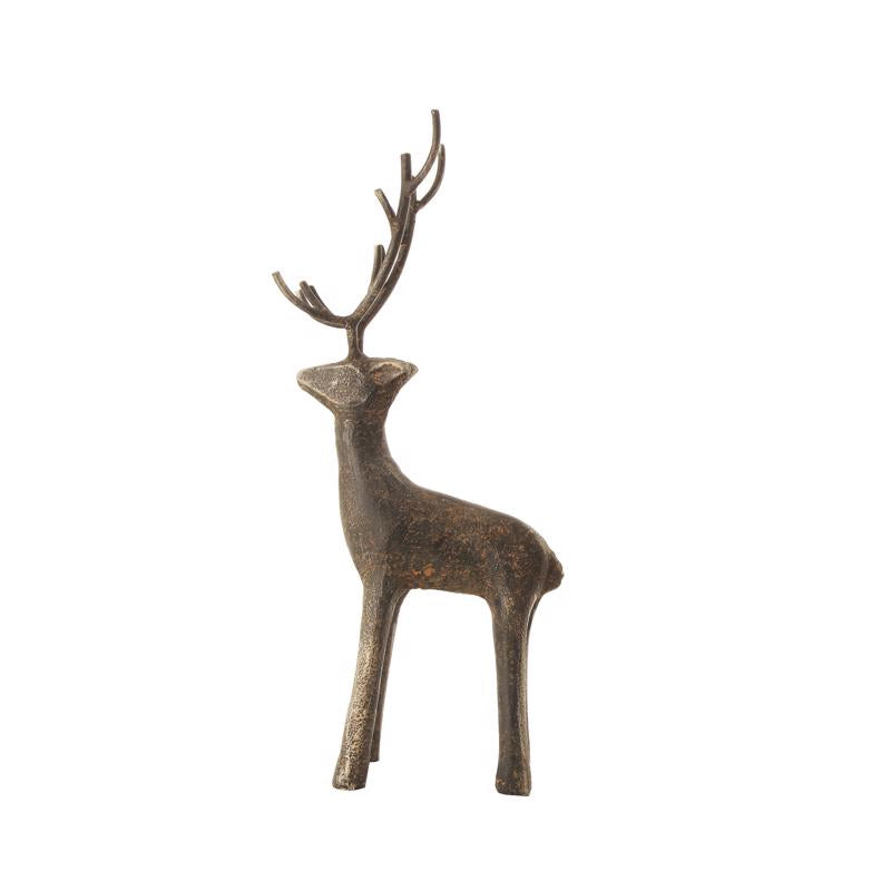 Creative Co-Op Standing Reindeer Figurine 12 in.