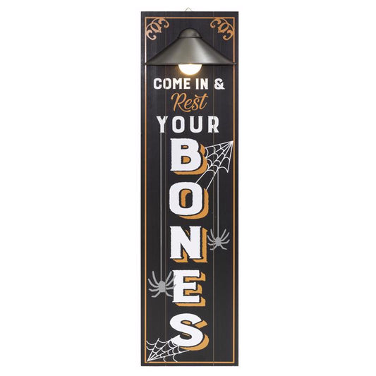 Dyno 48 in. Come in & Rest Your Bones Porch Sign