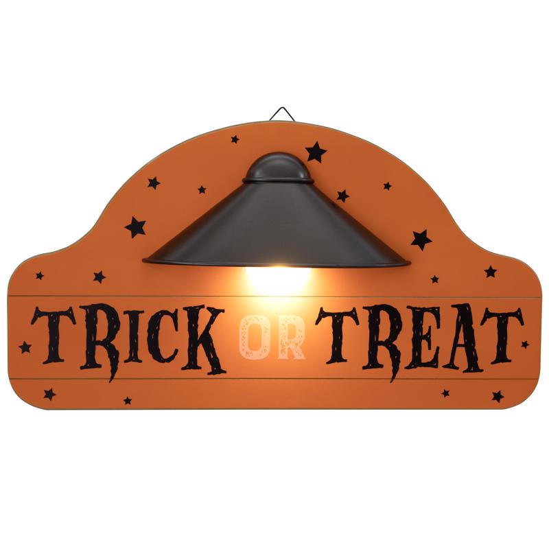 Dyno 13 in. Trick or Treat Wall Decor