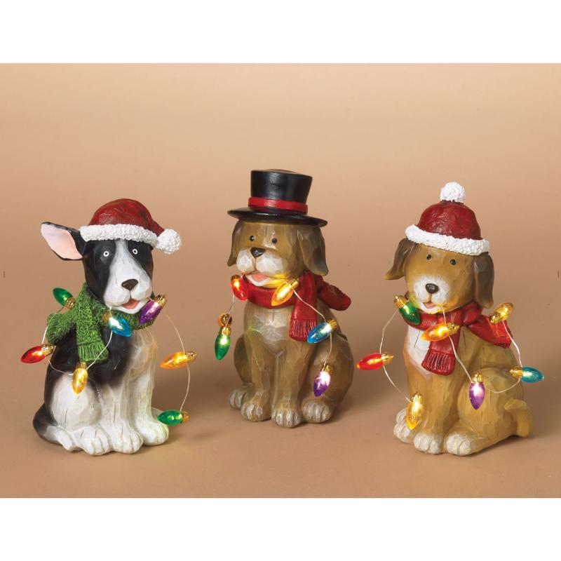 Gerson Dog with Timer Table Decor 6.3 in.