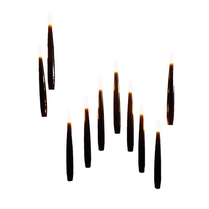 Sienna Warm White 10 ct LED Prelit Candle Halloween Decor