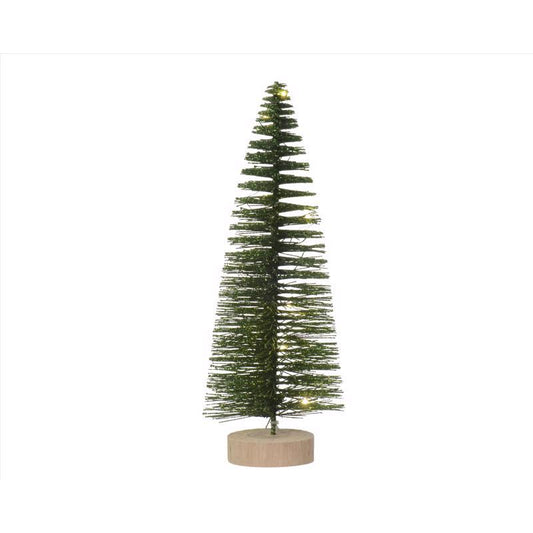 Lumineo LED Green Tree Table Decor 12 in.