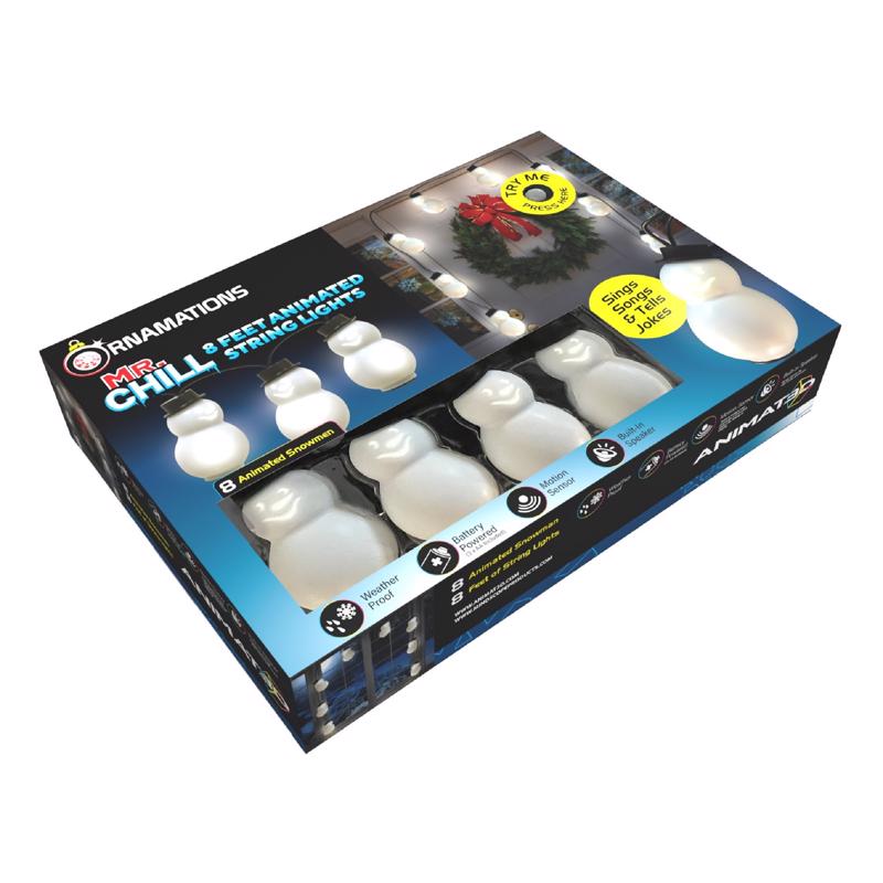 Mindscope Ornamations Snowman String Lights Christmas Lights