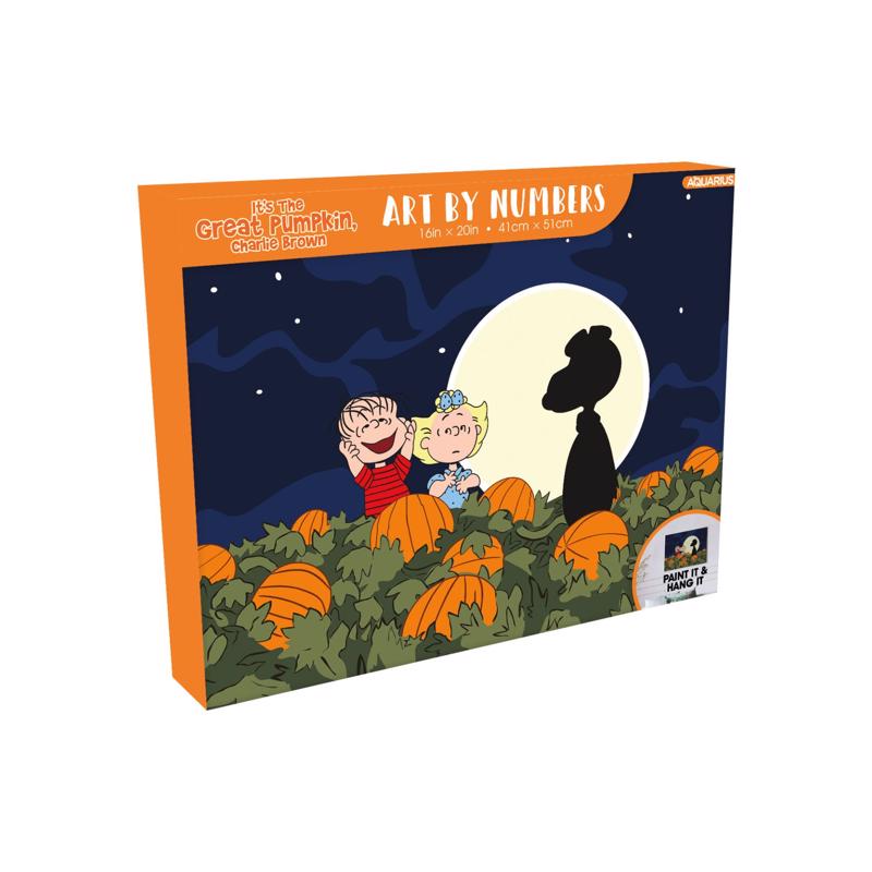NMR Aquarius Peanuts Its The Great Pumpkin Charlie Brown Art by Numbers Multicolored