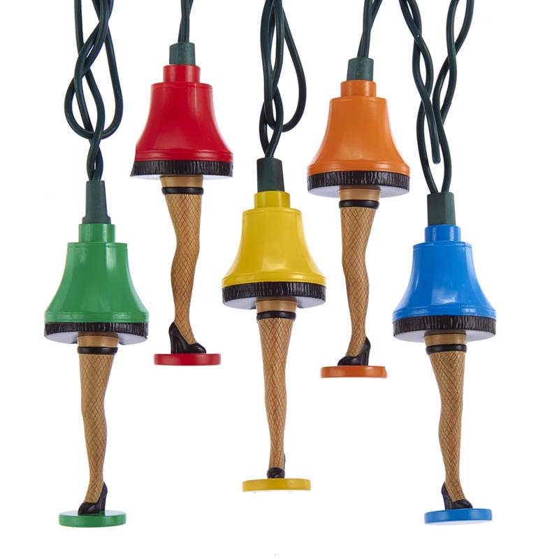Kurt S. Adler Christmas Story Leg Lamp 10 ct Christmas Lights