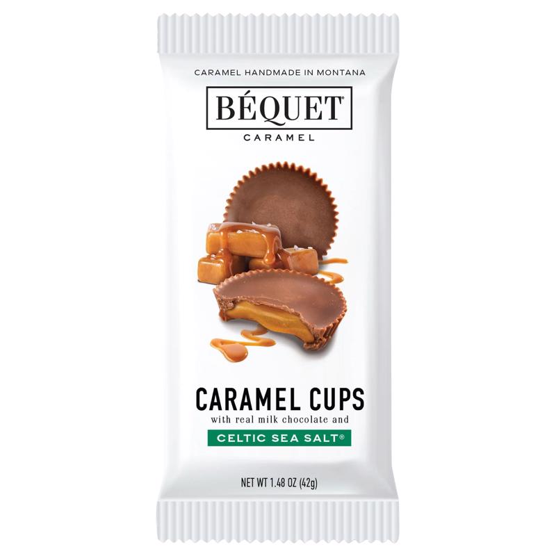 Bequet Celtic Sea Salt Caramel Cups 1.48 oz