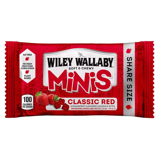 Wiley Wallaby Strawberry Licorice Bites 3.5 oz