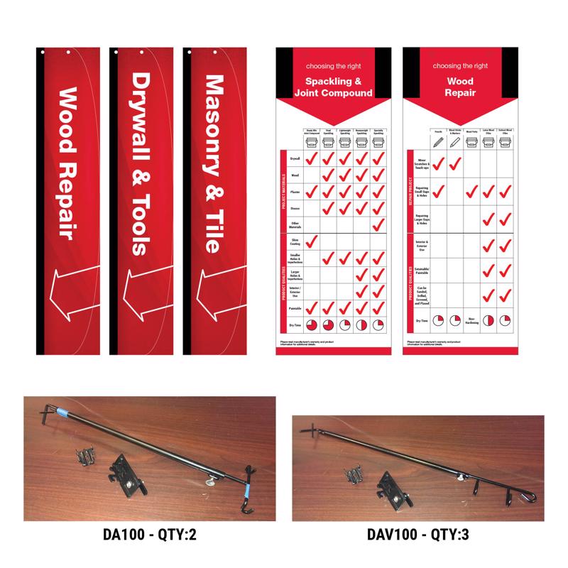 Standard Tools Sign Kit Wall Patch and Repair Sign Kit