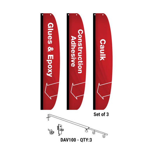 Standard Hardware Sign Kit Glues an Adhesives ID Blade kit