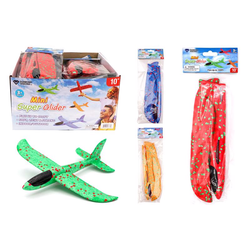 Diamond Visions Mini Super Glider Airplane Assorted
