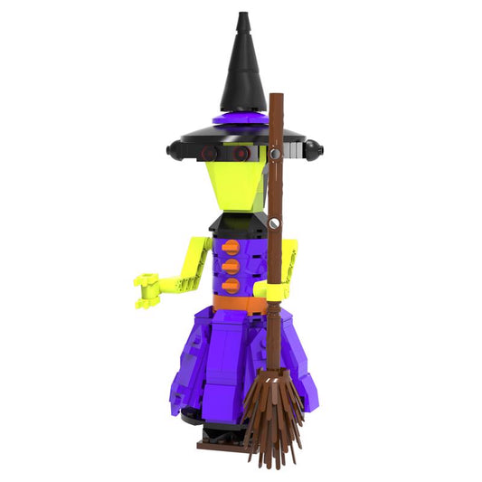 NovaBrix Witch Halloween Toy Black/Green/Purple 186 pc