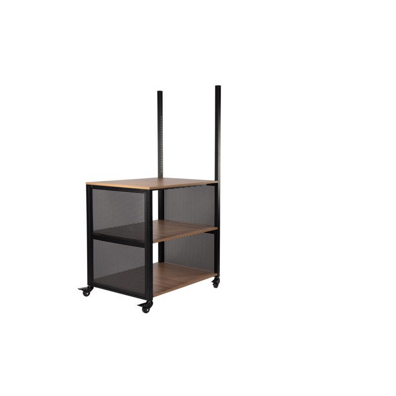 Black Arc Cart Display 2-Sided Display and Pre Pack Aluminum