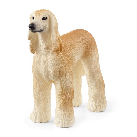Schleich Afghan Hound Dog Figurine Brown 1 pc