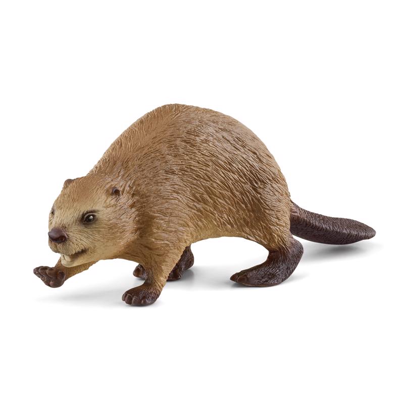 Schleich Beaver Toy Tan