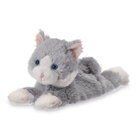 Warmies Laying Down Cat Stuffed Animals Gray