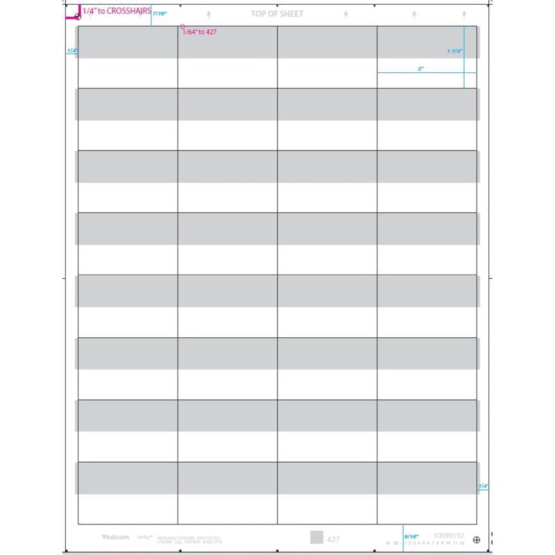 Pricing Tool Gray Bin Tag Labels - Sheet 32 each