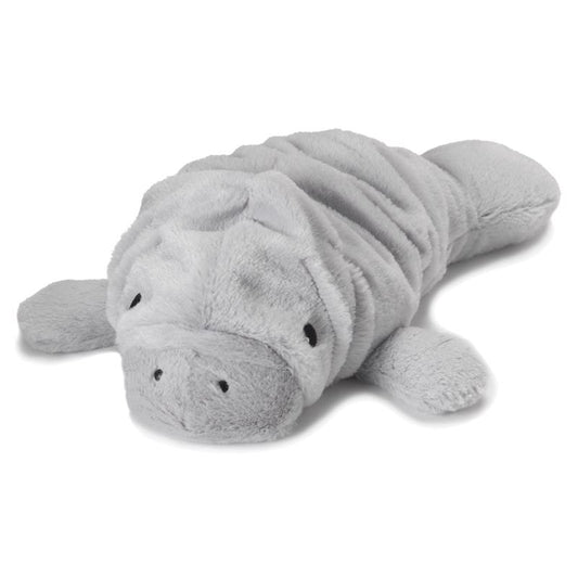 Warmies Manatee Stuffed Animal Gray
